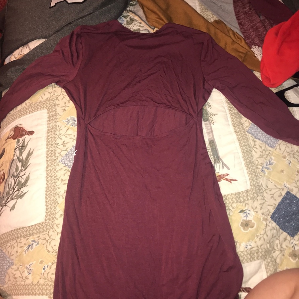 Maroon dress